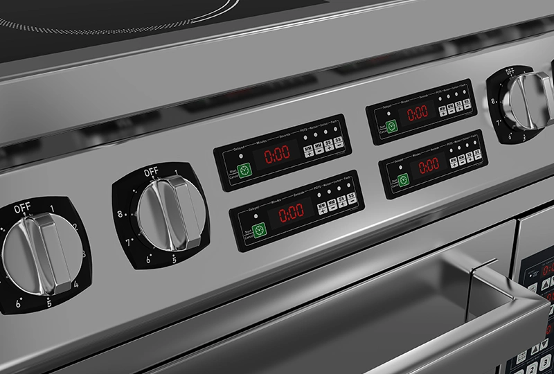 Intelligent temperature control commercial induction cooker