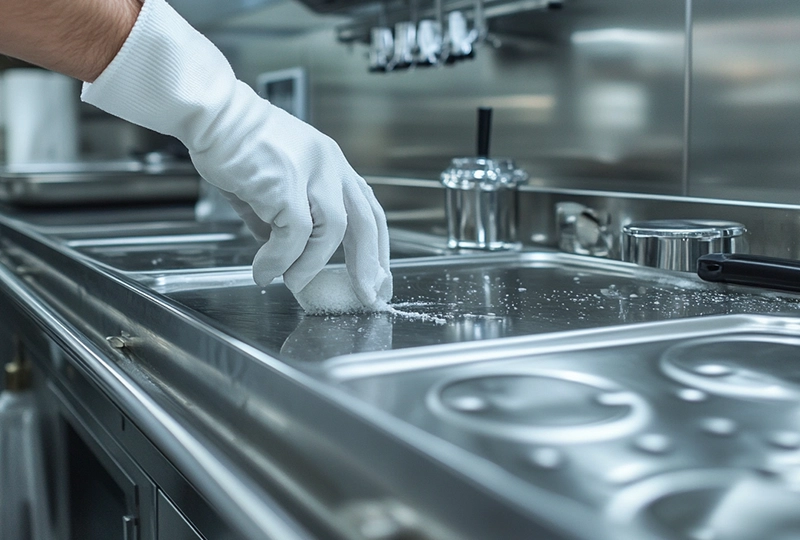 Easy-to-clean cooking equipment