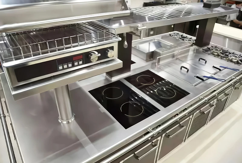 Custom Cooking Stations tailored for versatile kitchen operations