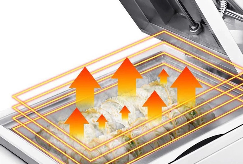 Precise temperature control fried dumpling machine