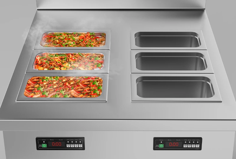 Even heating Bain marie food warmer