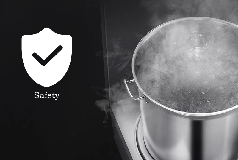 Safety guarantee stock pot