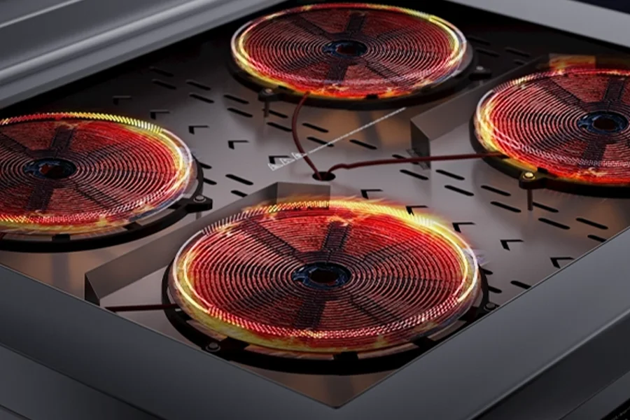 Durable commercial kitchen induction cooker ideal for energy-efficient cooking