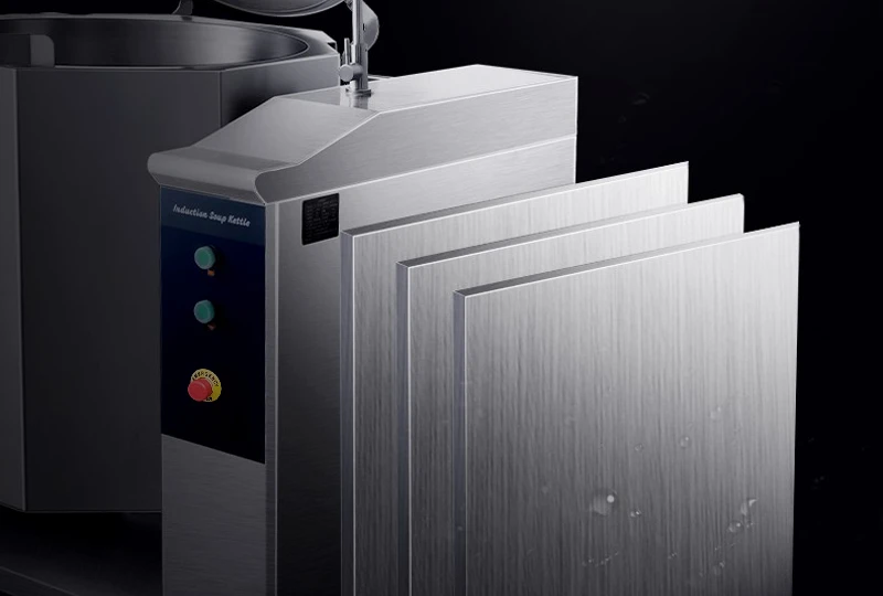 Commercial Tilting Boiling Pan: A Comprehensive Guide to High-Efficiency Cooking Equipment 1 Stainless steel commercial tilting boiling pan with tiltable design