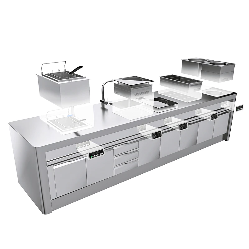 Commercial Built-in Induction Cooking for precise temperature control, fast heating, and space-saving efficiency in professional kitchens