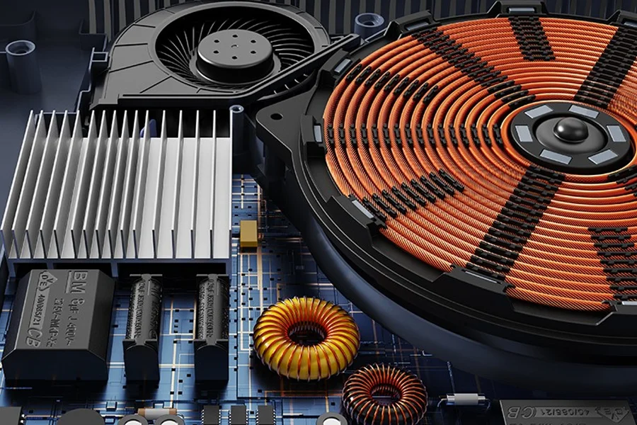 hotel banquet kitchen equipped with commercial induction range units