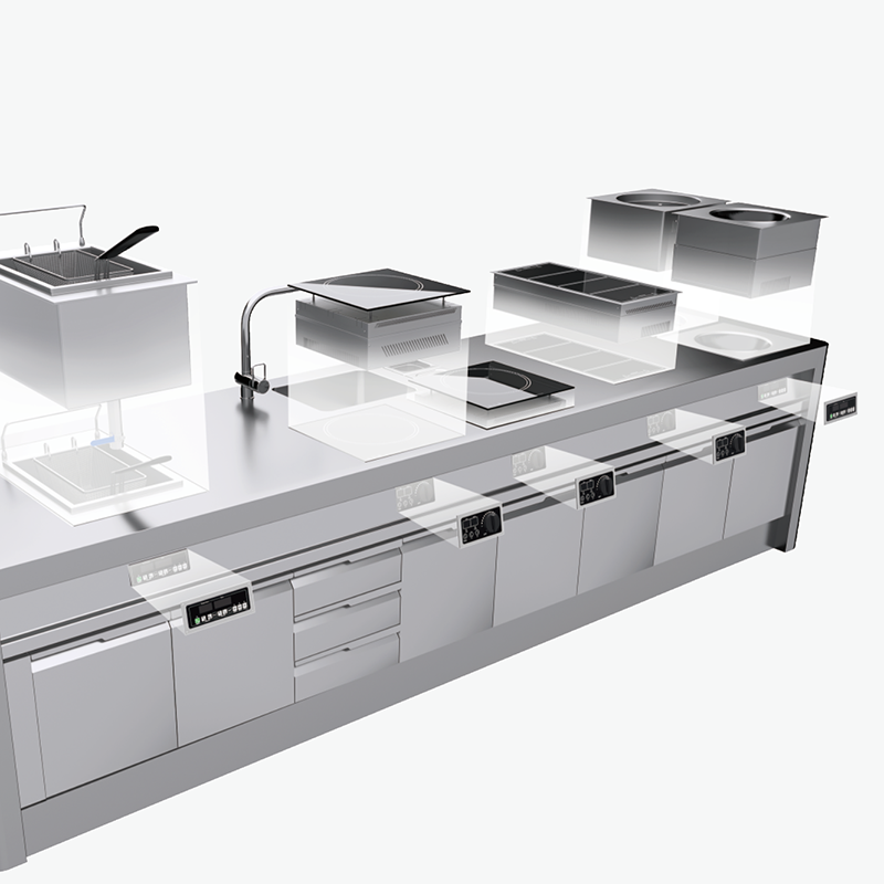 Commercial Built-in Induction Solution for Catering Kitchens