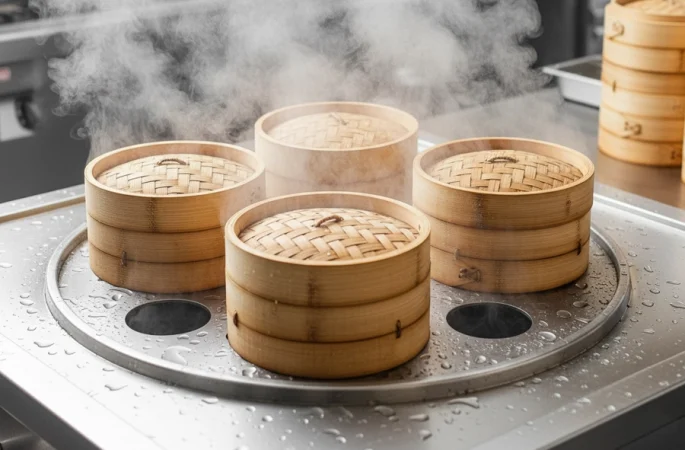 Commercial Dim Sum Steamer for consistent dim sum quality